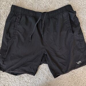 RVCA Black Performance Shorts